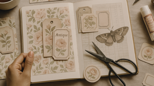 junk journaling with digital printables