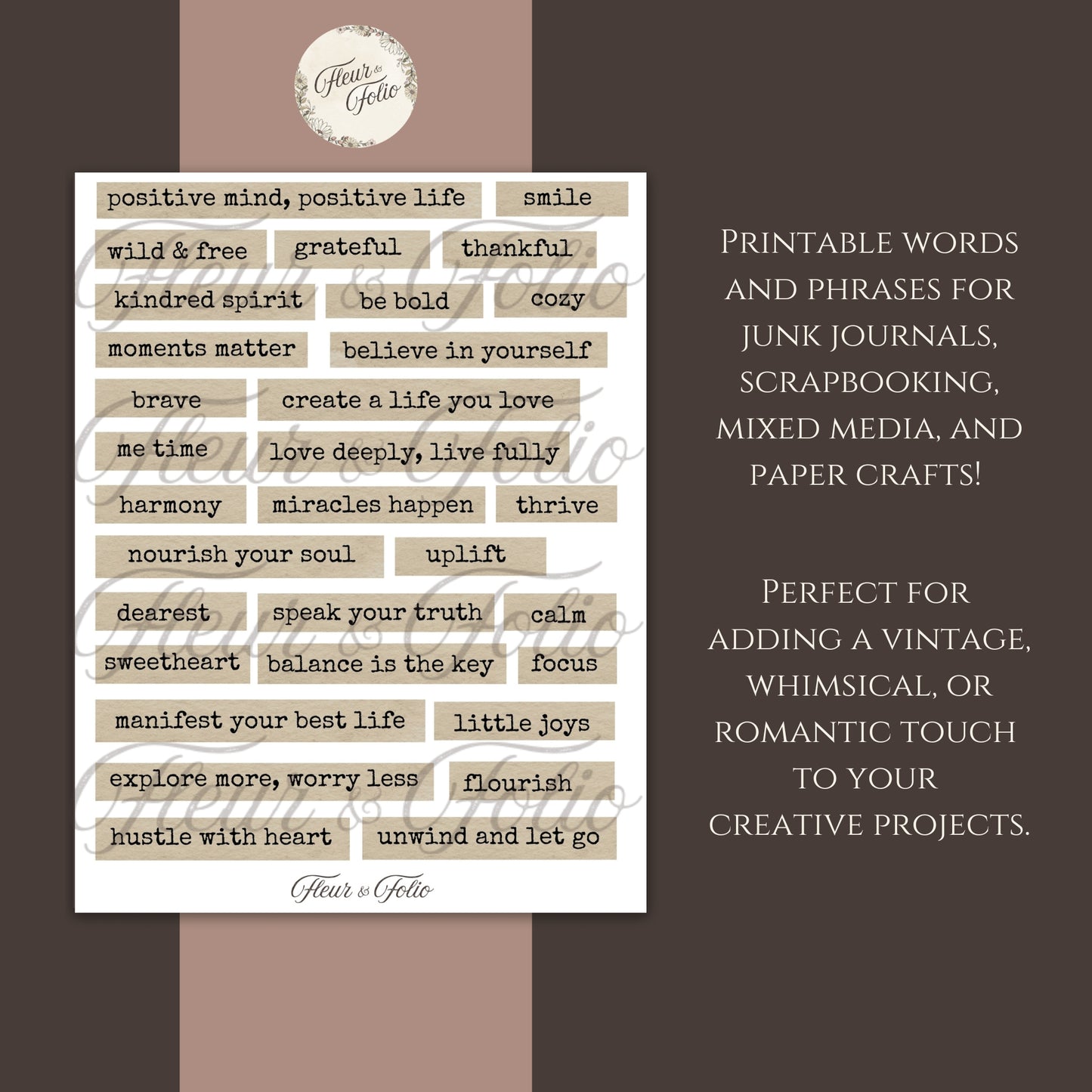 Positive Words and Sayings